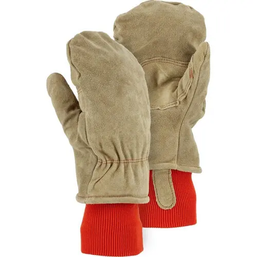 Majestic 1636 Winter-Ready Lined Leather Freezer Mittens 1