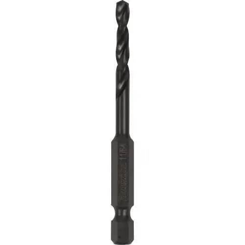 Makita Black Oxide Drill Bit – 11/64 Inch Diameter, 1/4 Inch Hex Shank 1