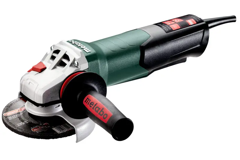 Metabo Wp 13-125 Quick Angle Grinder – 4.5" To 5" Disc, 11,000 Rpm, 12A Motor, Non-Locking Paddle Switch 1