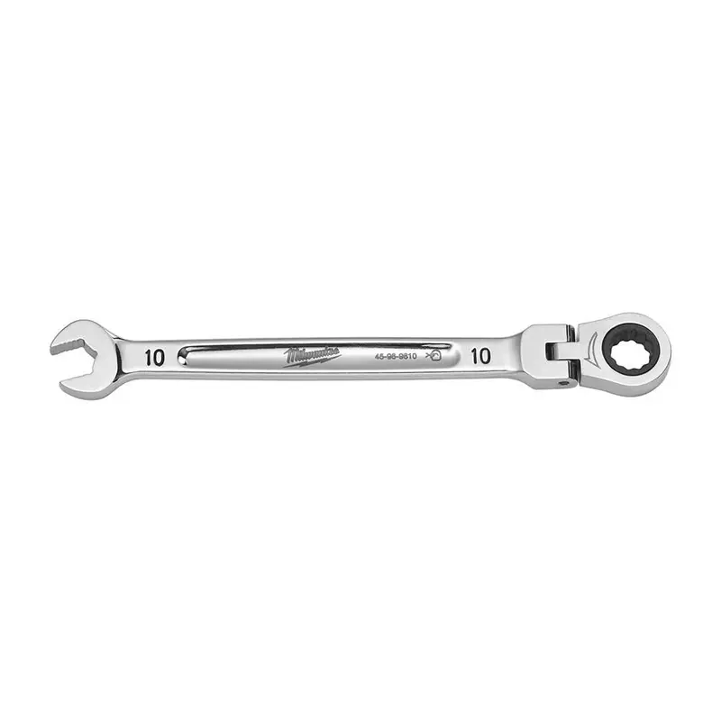Milwaukee 10Mm Flex Head Combination Wrench – Compact Ratcheting Design 1