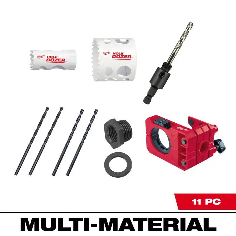 Milwaukee 49-22-4073 Door Lock Hole Saw Kit With Installation Guide 1