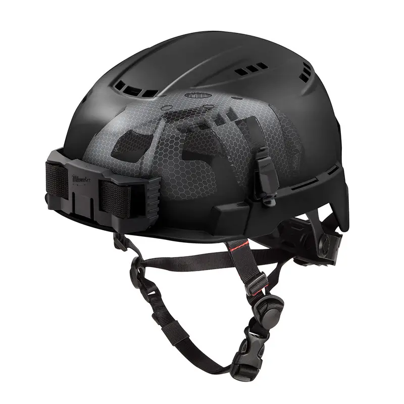 Milwaukee Bolt Black Vented Safety Helmet – Type 2, Class C With Impact Armor Liner 1