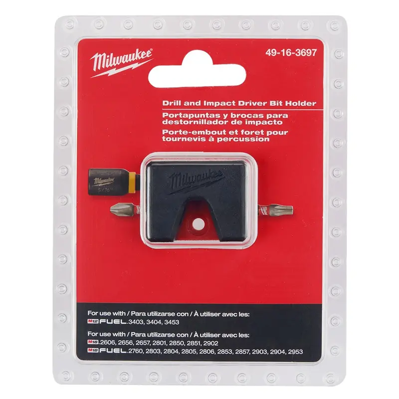 Milwaukee Drill & Impact Bit Holder – Organized Storage For Power Tool Accessories 1