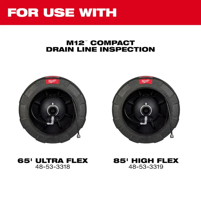 Replacement Drum And Push Cable Assembly For M12™ Ultra Flex Inspection Camera (65") 1