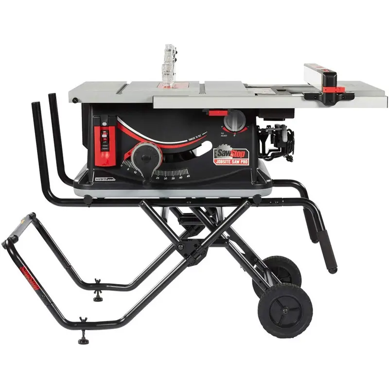 Sawstop Pro Jobsite Table Saw With Mobile Cart – 120V, 15A, 60Hz (Jss-120A60) 1