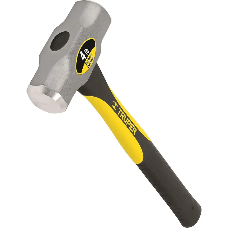 Truper 30927 4-Pound Engineer’S Hammer – 14-Inch Fiberglass Handle 1