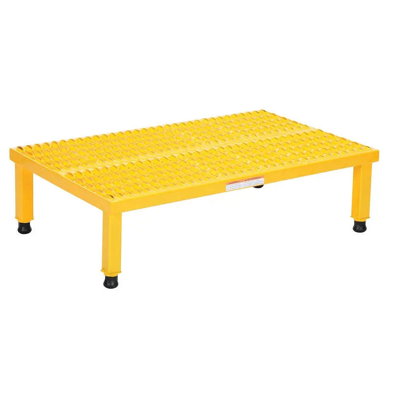 Vestil Adjustable Steel Stand – Height 10-1/2" To 16-1/2", 19"W X 48"L 1