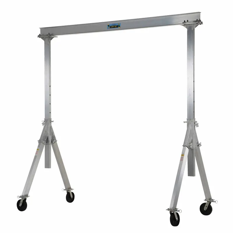 Vestil Aha-2-8-10 Adjustable Aluminum Gantry Crane – 2,000 Lb Capacity, 8 Ft X 10 Ft Frame 1