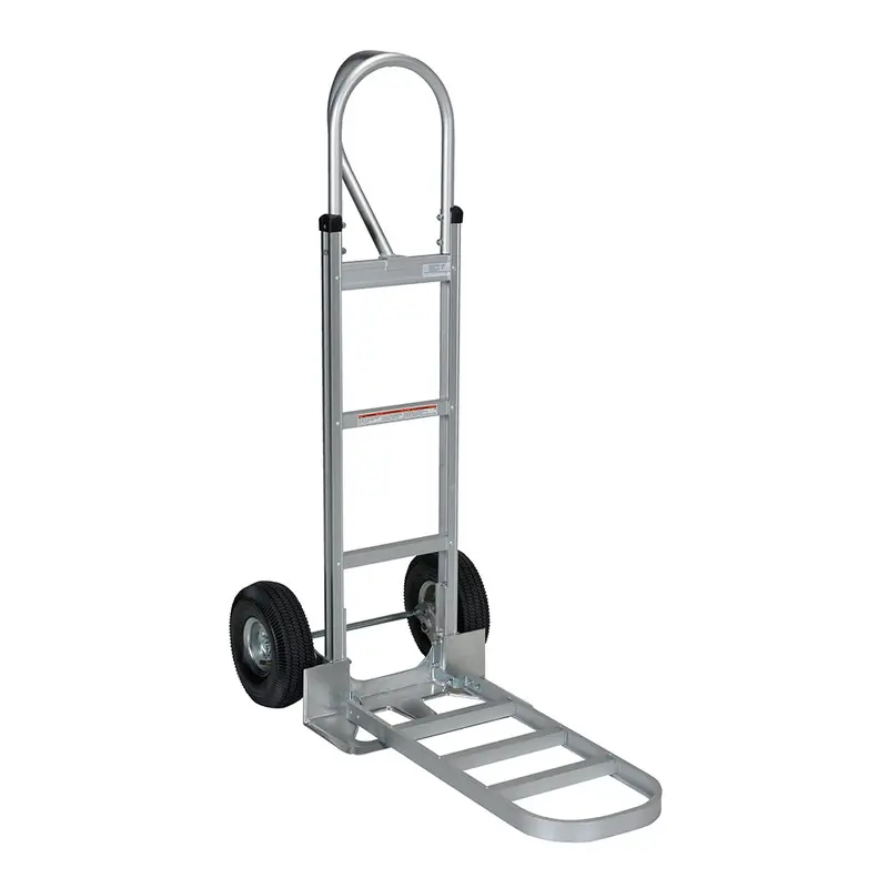 Vestil Aluminum P-Handle Hand Truck With Pneumatic Tires 1