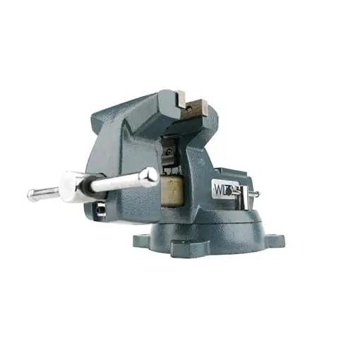 Wilton 6" Swivel Base Mechanics Vise – Cast Iron, 360° Rotation, Secure Clamping 1